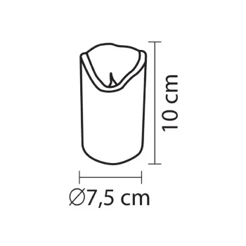 Ukrasna voštana LED sveća sa efektom plamena CDW10-1 Ukrasna voštana LED sveća sa efektom plamena CDW10-1